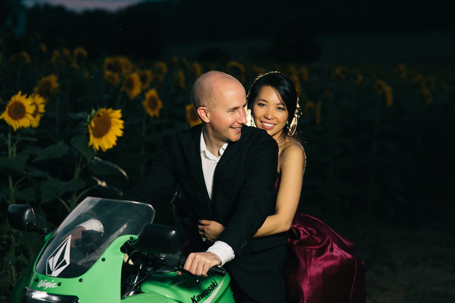Malisa + Mat | Sunflower Field Engagement | Washington DC Wedding Photography