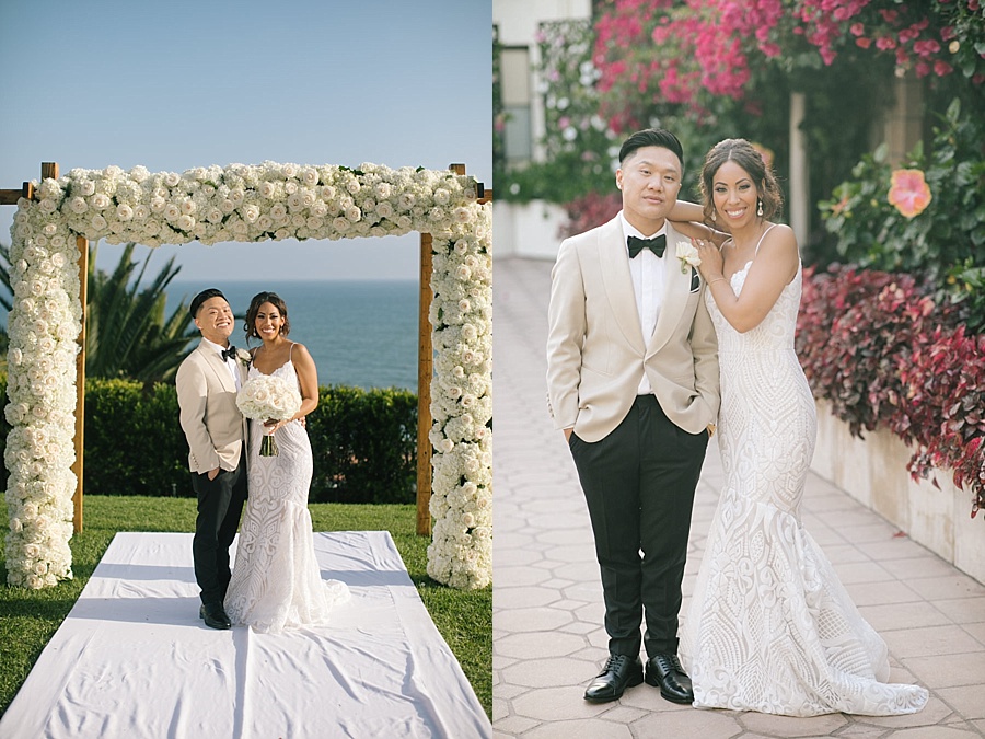 bel-air bay club malibu california timothy delaghetto wedding